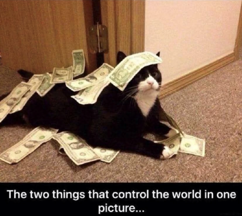 The two things that control the world in one picture...