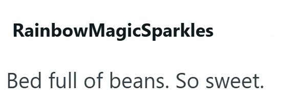 Rainbow MagicSparkles Bed full of beans. So sweet.