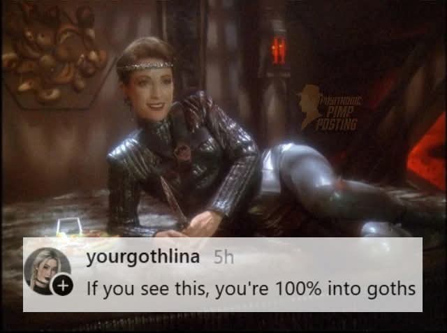 PIMP POSTING yourgothlina 5h (If you see this, you're 100% into goths
