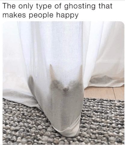 The only type of ghosting that makes people happy