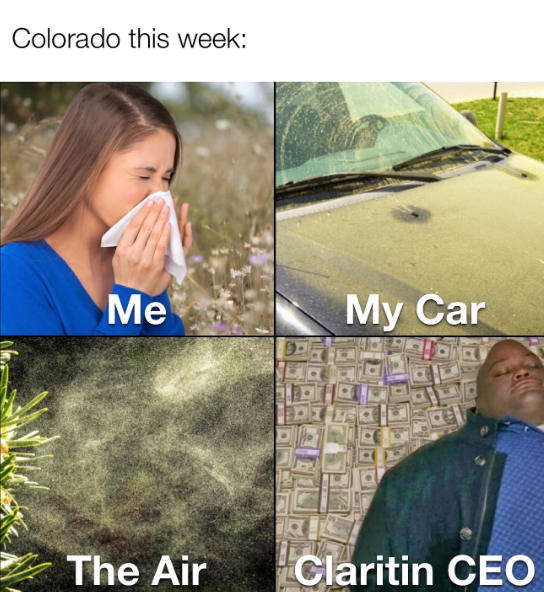 Colorado this week: Me My Car The Air Claritin CEO