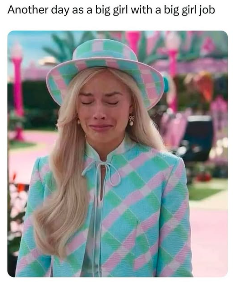 Another day as a big girl with a big girl job