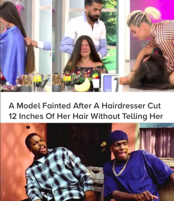 A Model Fainted After A Hairdresser Cut 12 Inches Of Her Hair Without Telling Her