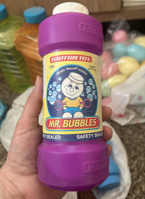 TOOT TOOTSIETOY 106 Magic Wand Ages 3 and Over Inside! MR. BUBBLES ETY SEALED SAFETY SEALE