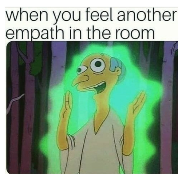 when you feel another empath in the room