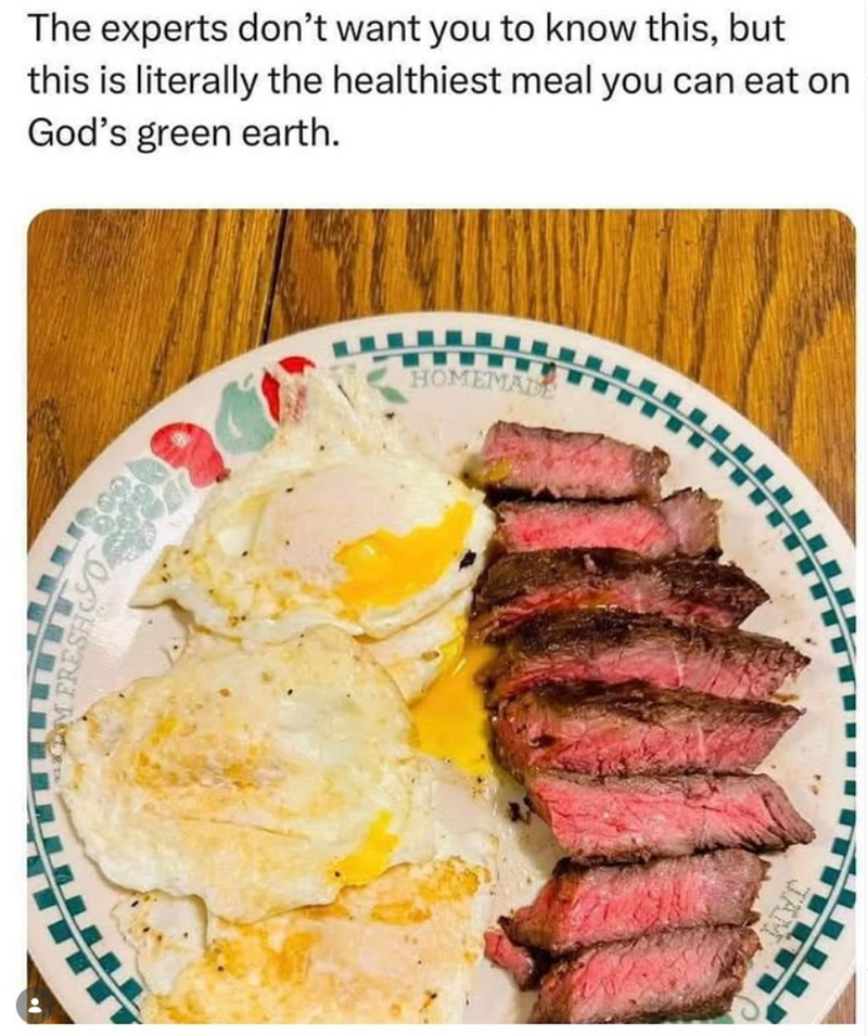 The experts don't want you to know this, but this is literally the healthiest meal you can eat on God's green earth. HOMEMADE