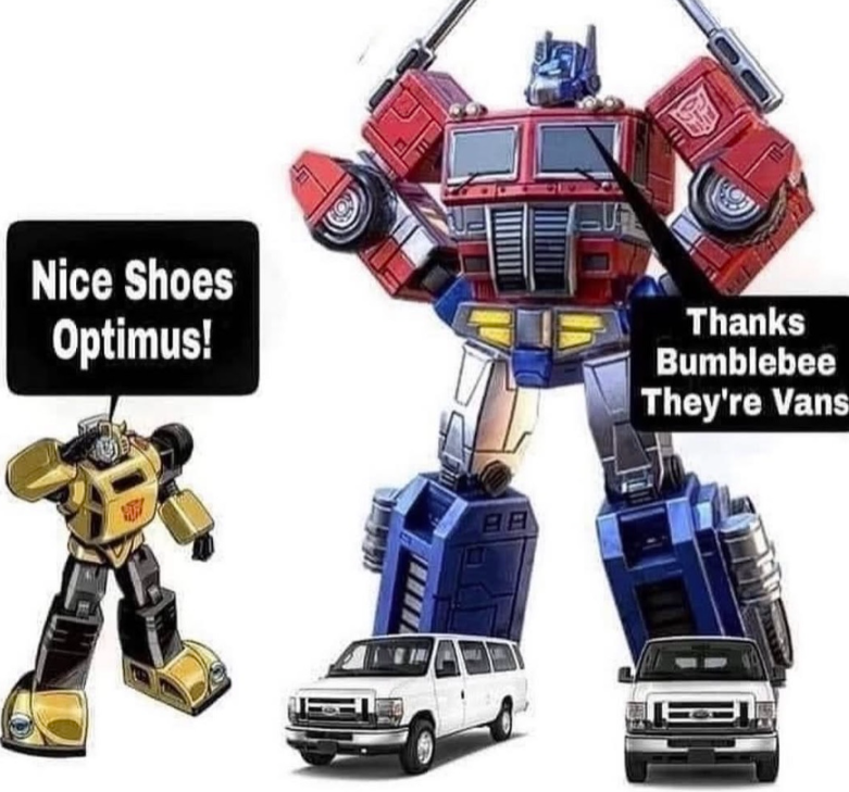 Nice Shoes Optimus! 8日 Thanks Bumblebee They're Vans
