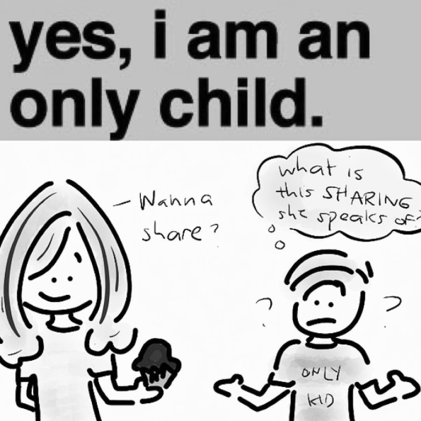 yes, i am an only child. - -Wanna share? 15 what this SHARING she speaks of ONLY KID 123