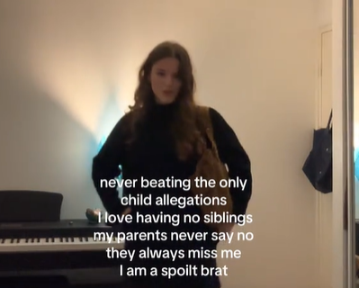 77 never beating the only child allegations Hlove having no siblings my parents never say no they always miss me I am a spoilt brat