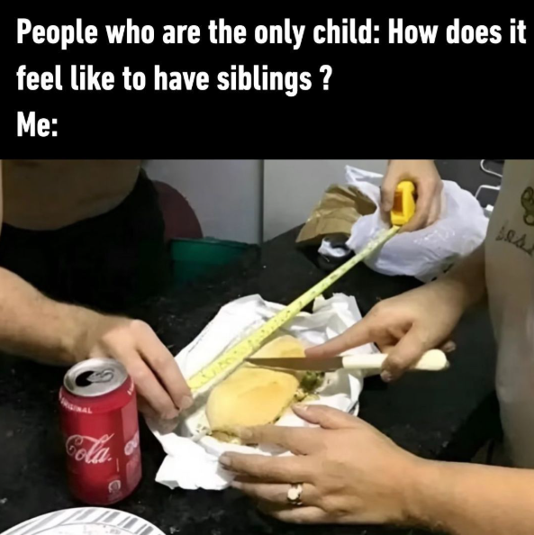 People who are the only child: How does it feel like to have siblings? Me: Cola