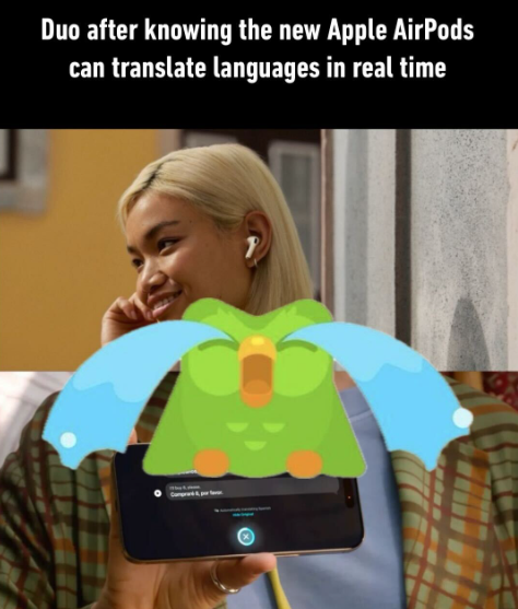 Duo after knowing the new Apple AirPods can translate languages in real time
