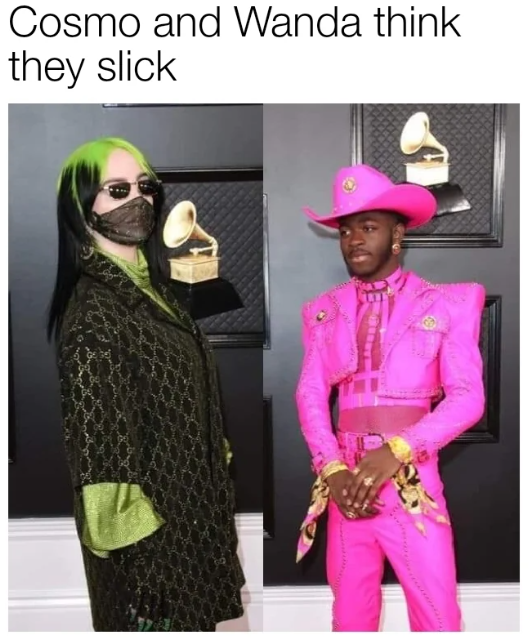 Cosmo and Wanda think they slick