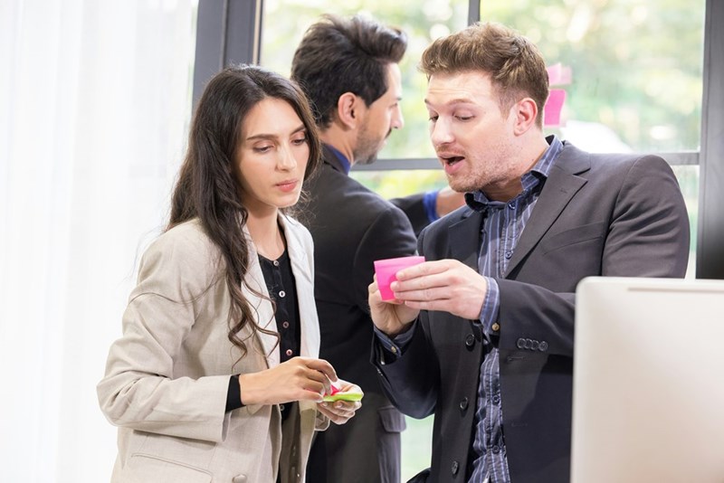 Coworker can't stop thinking about how her colleague makes more money than her.