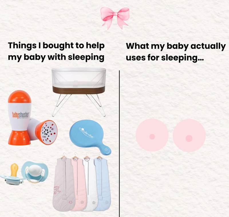 Things I bought to help my baby with sleeping babyshusher ulla- la-vibe O O What my baby actually uses for sleeping...