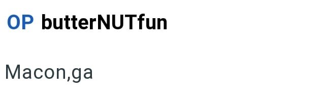 OP butterNUTfun Macon,ga