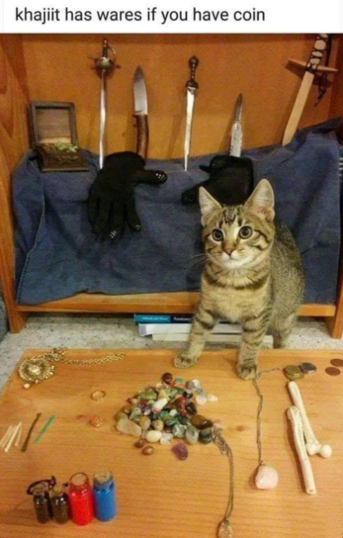 khajiit has wares if you have coin