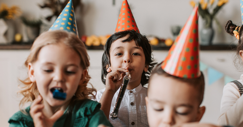 Children at a Birthday Party