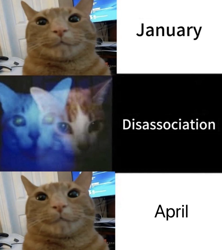 January Disassociation April