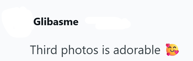 Glibasme Third photos is adorable