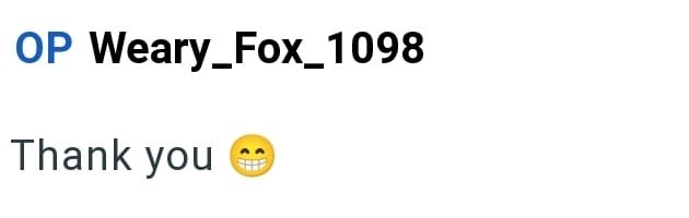 OP Weary_Fox_1098 Thank you