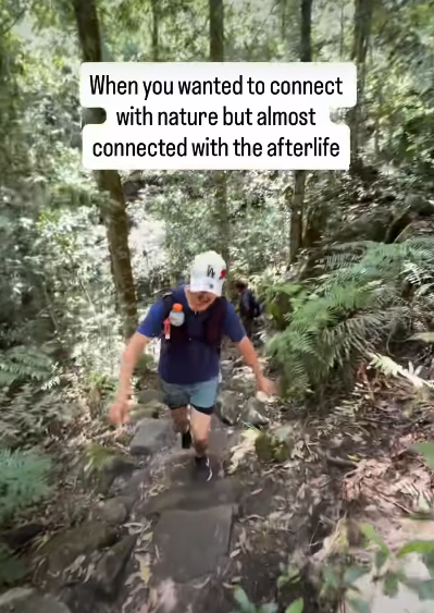 When you wanted to connect with nature but almost connected with the afterlife