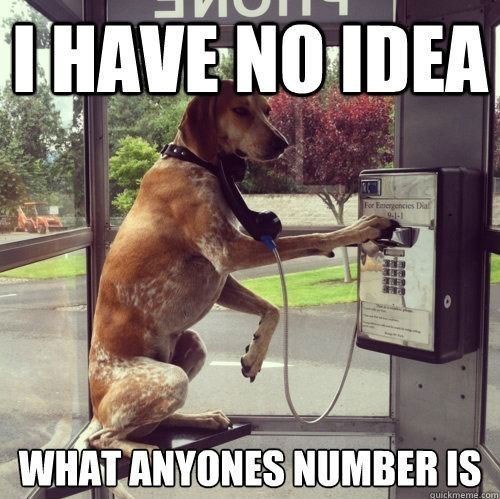 I HAVE NO IDEA For Emergencies Dial 9-1-1 WHAT ANYONES NUMBER IS quickmeme.com