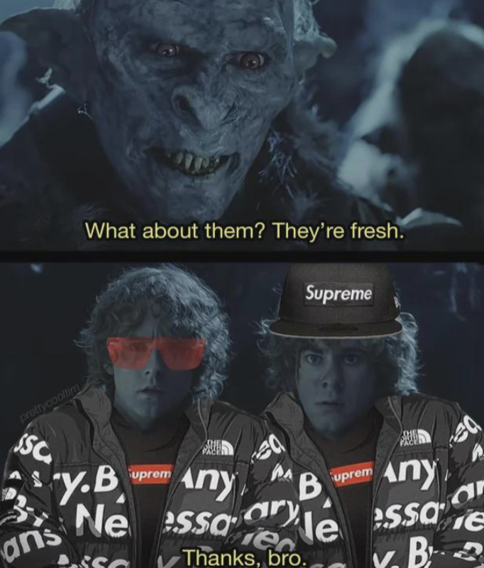 prettycooltim SSC What about them? They're fresh. Supreme A ans y.B Suprem Any Ne essa Suprem B anle Thanks, bro. ar Any essa e Y. B