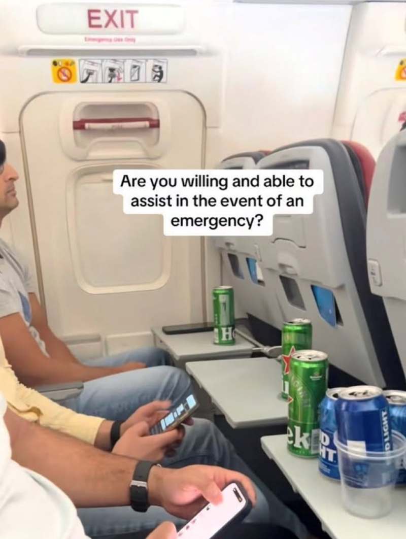 EXIT Are you willing and able to assist in the event of an emergency? H K HT DLIGHT