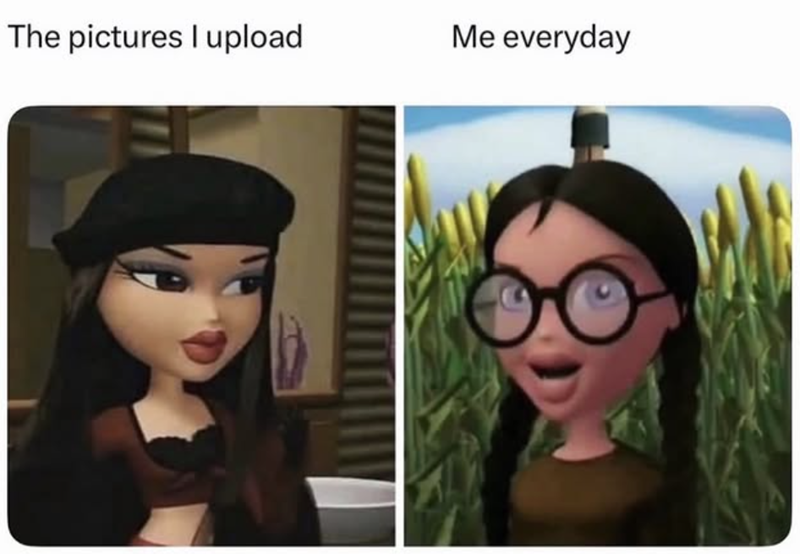 The pictures I upload Me everyday