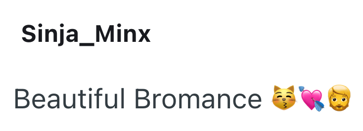 Sinja_Minx Beautiful Bromance