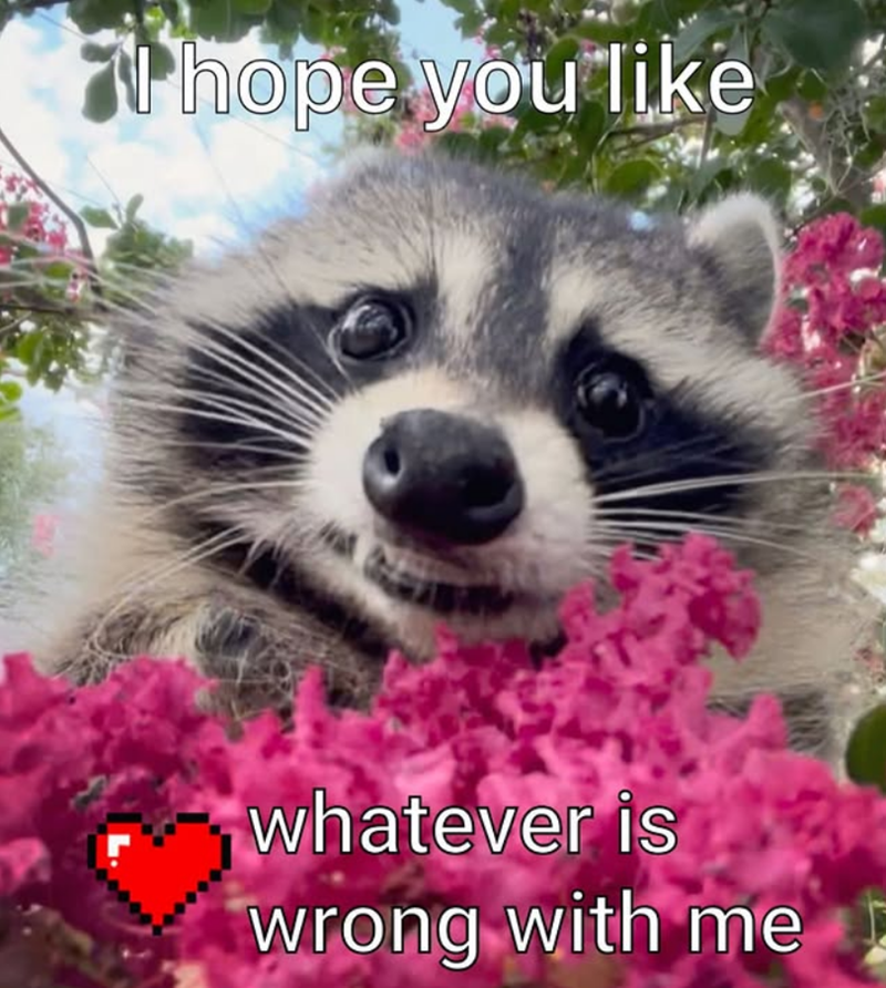 I hope you like whatever is wrong with me