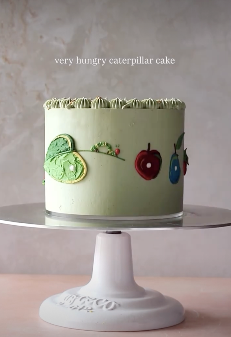 very hungry caterpillar cake ༡༨ ཨན་