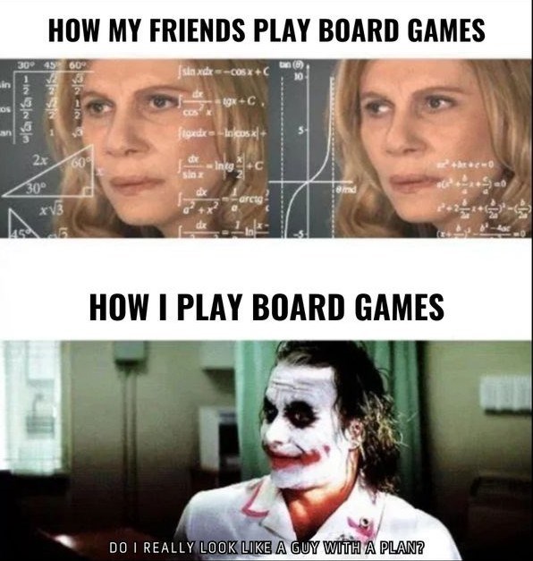 in OS HOW MY FRIENDS PLAY BOARD GAMES 30° 45 60° 116353 2 2 1777 12 sản xuất - COSX + C gx+C. foxdx--Incosx+ 2x 60% Intg +C 0114 30° 0 HOW I PLAY BOARD GAMES DO I REALLY LOOK LIKE A GUY WITH A PLAN?