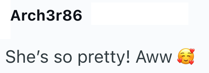 Arch3r86 She's so pretty! Aww