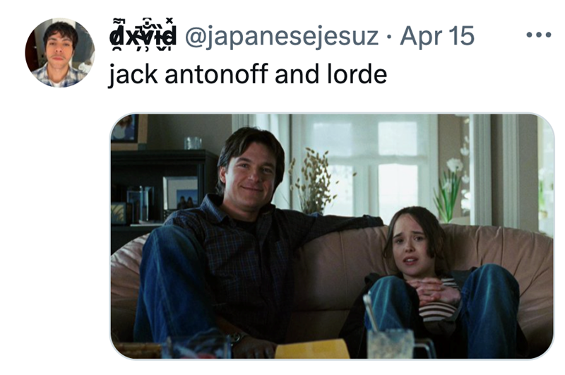 dxvid @japanesejesuz · Apr 15 jack antonoff and lorde ...