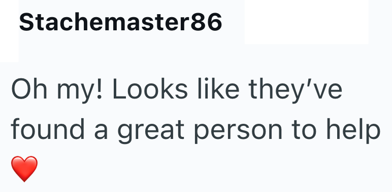 Stachemaster86 Oh my! Looks like they've found a great person to help