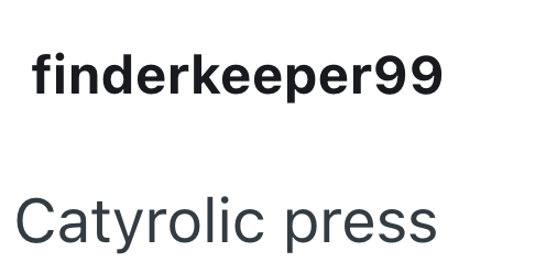 finderkeeper99 Catyrolic press