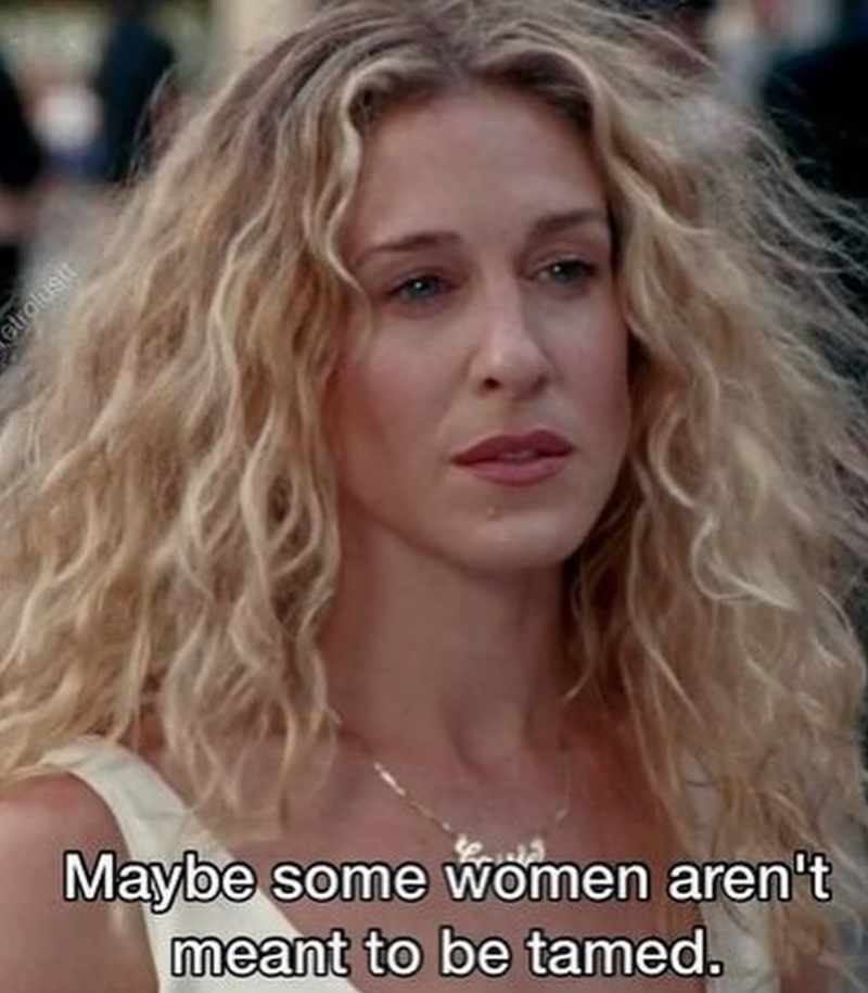 elrolusit Maybe some women aren't meant to be tamed.