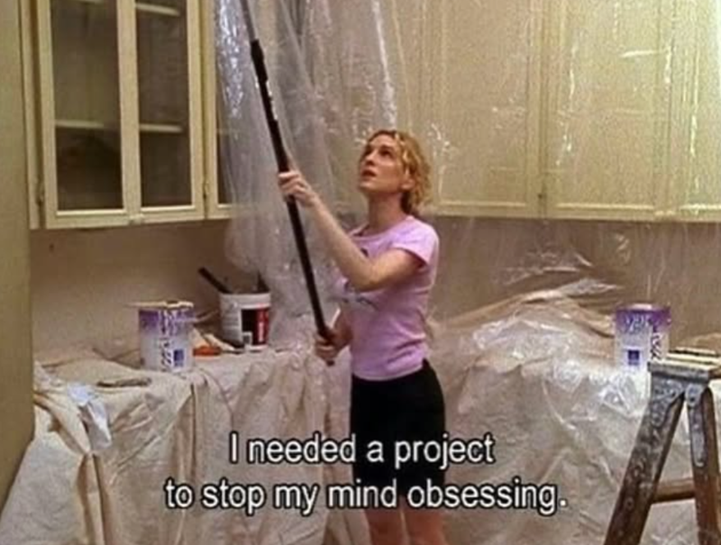 I needed a project to stop my mind obsessing.