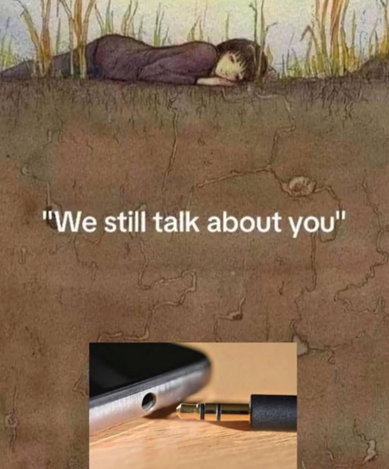 "We still talk about you"