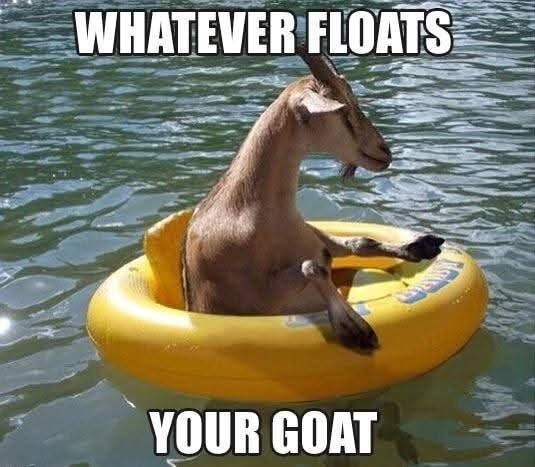 WHATEVER FLOATS YOUR GOAT