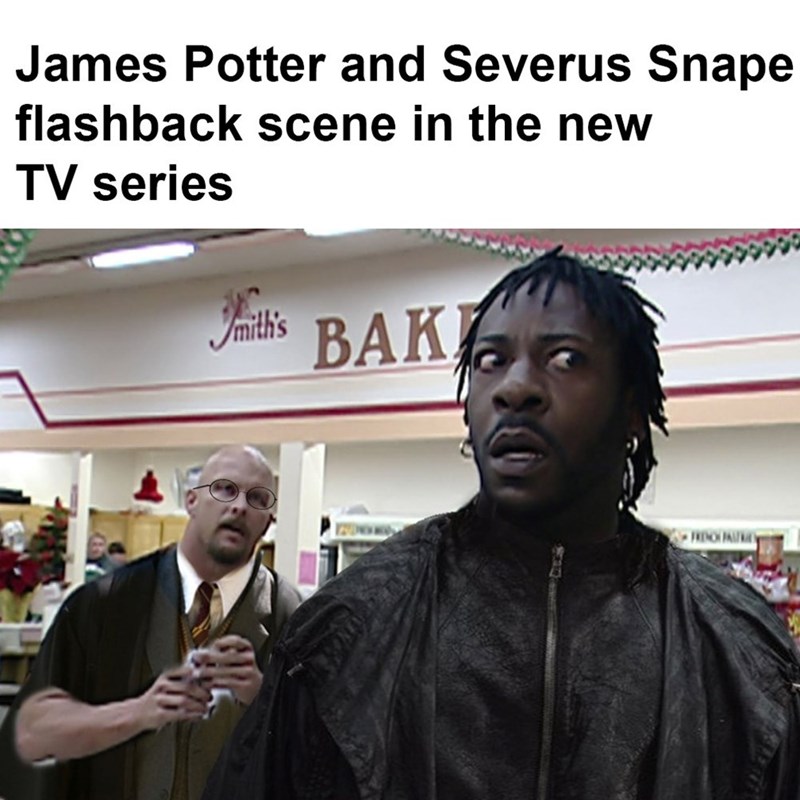 James Potter and Severus Snape flashback scene in the new TV series Smith's BAK FROOPATRE