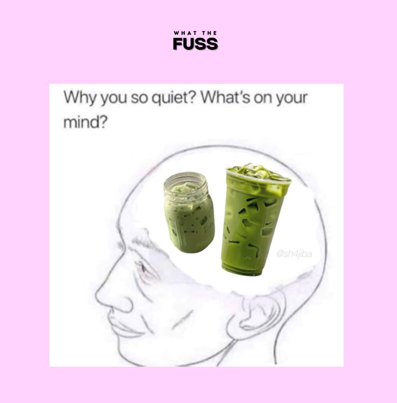 WHAT THE FUSS Why you so quiet? What's on your mind? @sh4jiba