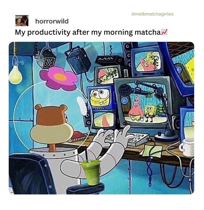 @melbmatchagirlies horrorwild My productivity after my morning matcha