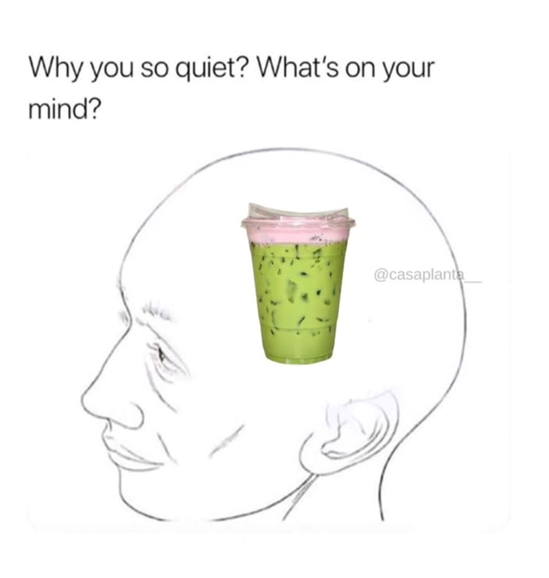 Why you so quiet? What's on your mind? @casaplanta