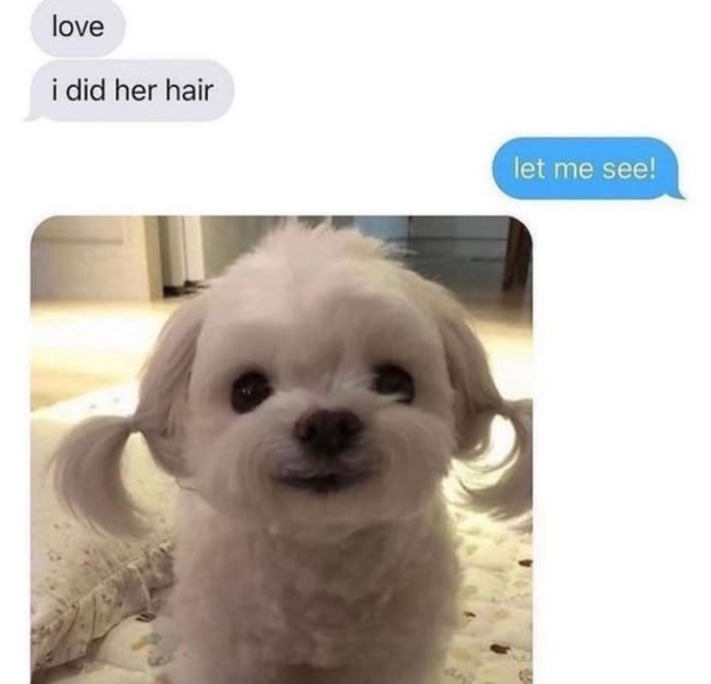 love i did her hair let me see!