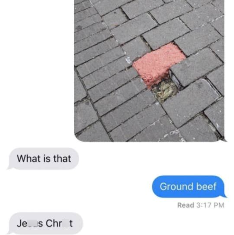 What is that Ground beef Read 3:17 PM Je is Chrit