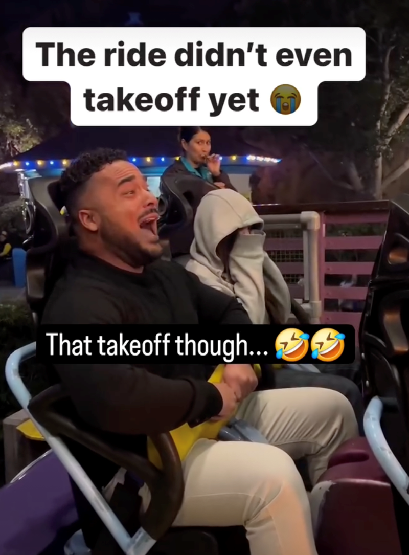 The ride didn't even takeoff yet That takeoff though...