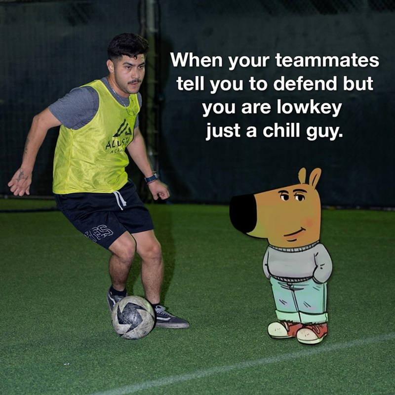 ALUS S When your teammates tell you to defend but you are lowkey just a chill guy.