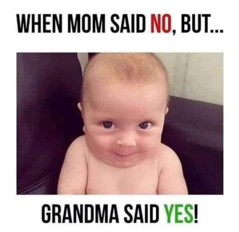 WHEN MOM SAID NO, BUT... GRANDMA SAID YES!